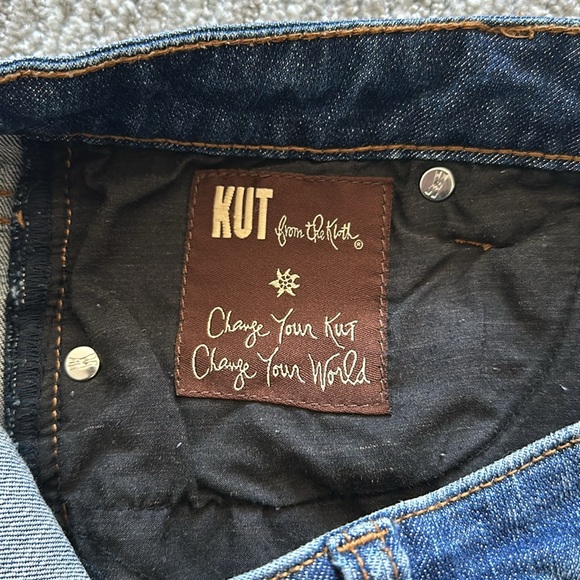 Kut from the Kluth crop denim jeans Size 10 - Picture 7 of 8